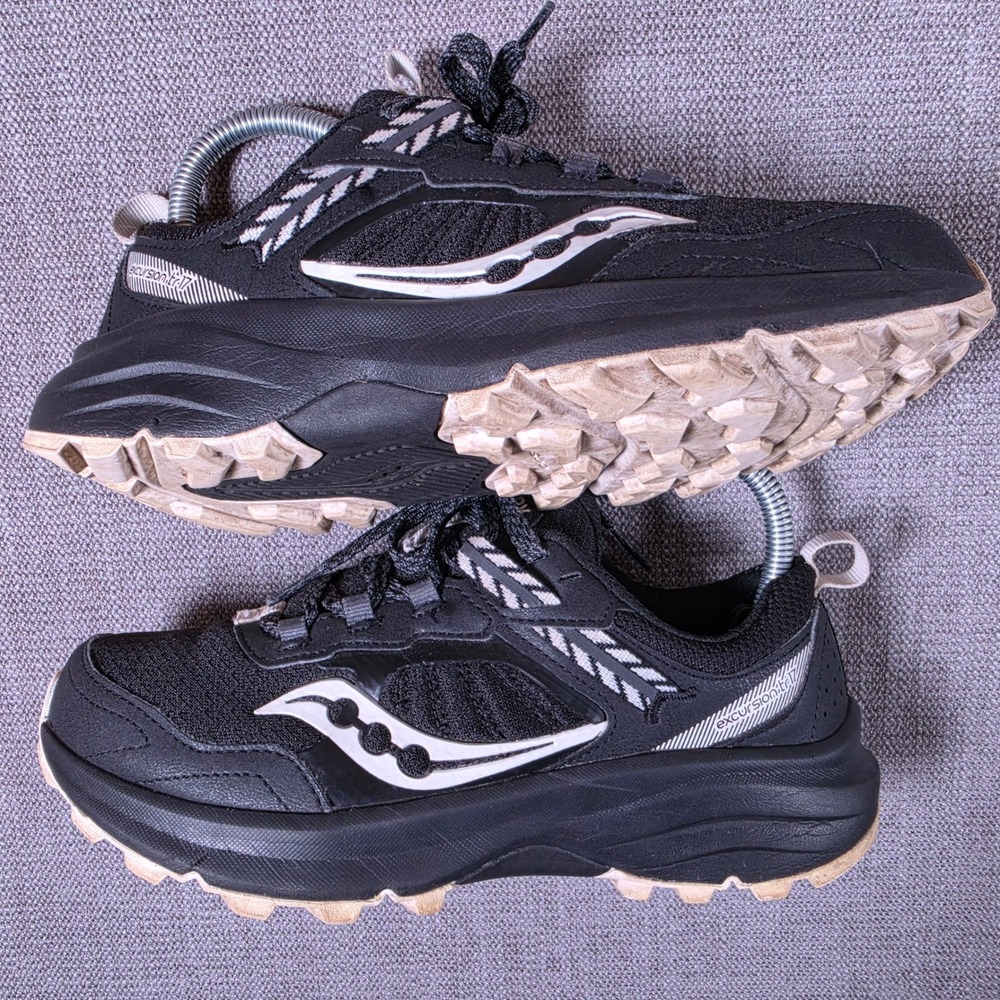 Saucony Excursion TR17 Womens 7.5 Black S10958-210 Trail Running Sneakers